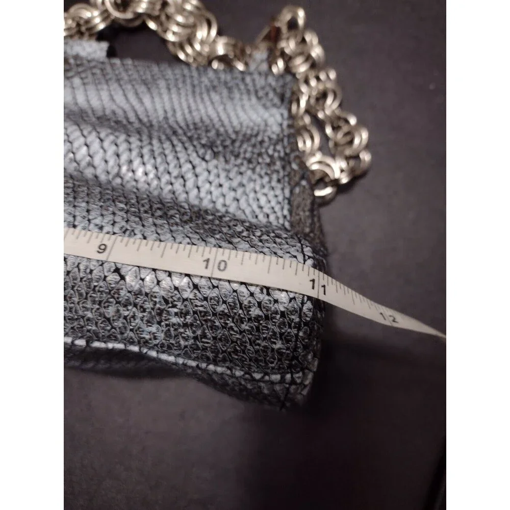 Perlina black, gray and white handbag